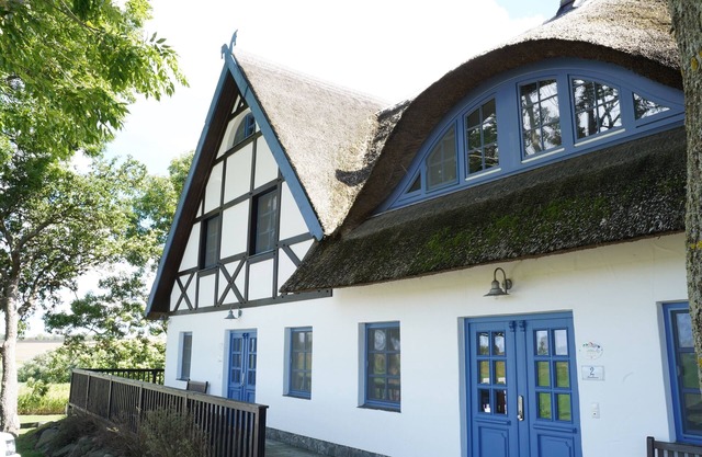 Landhaus Stettiner Haff, gorgeous large 5 * timbered house with sauna and fireplace