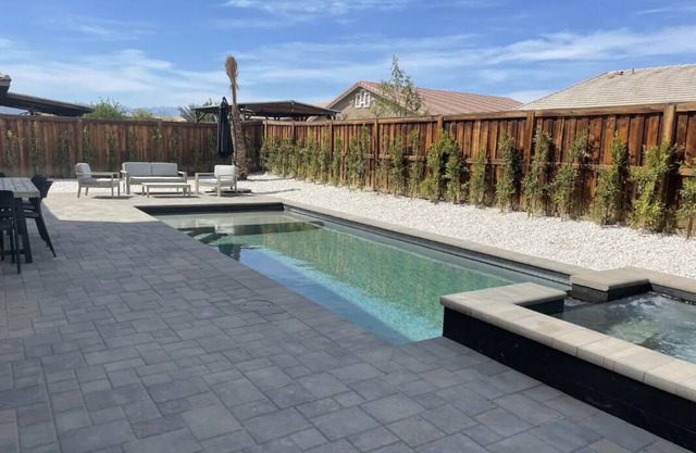Large Boho Desert Oasis with Saltwater Pool