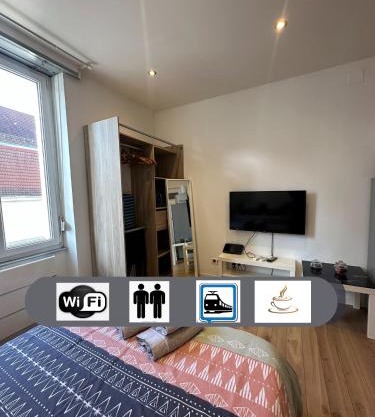# Le 9 # Joli studio neuf, tout équipé Mulhouse centre