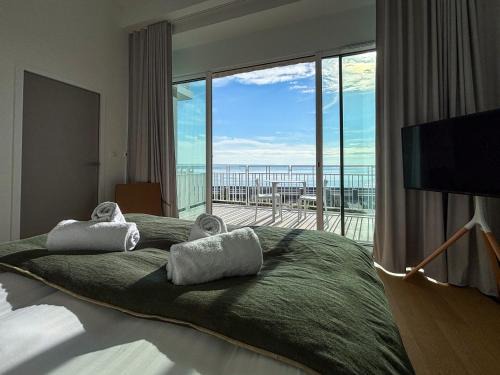 Le castel T2 piscine et vue mer plage
