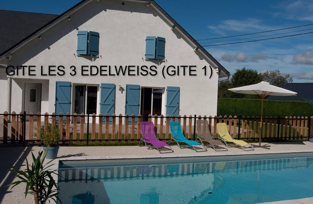 LES 3 EDELWEISS/ GITE 1 WITH SWIMMING POOL