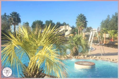 Les Sables du Midi, Agréable Mobilhome 6 personnes Valras Plage
