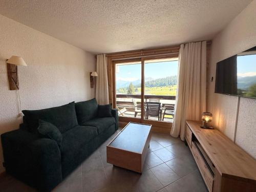 Les Saisies - Studio Cabine avec Garage pour 4-5 personnes, ensoleillé, vue sur pistes, non fumeur - FR-1-293-152