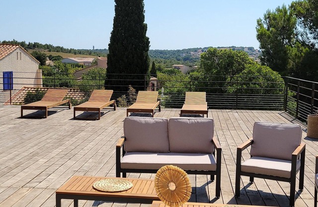 Leucate, exceptional sea view villa! Charming villa 10 people with swimming pool