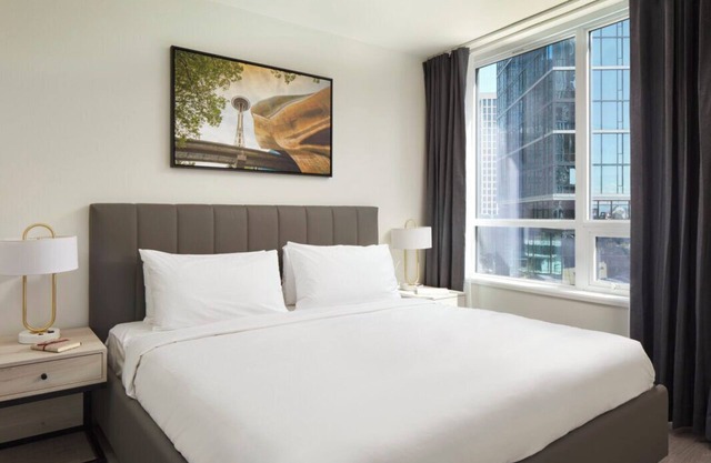 Level Seattle- Water Views in this Three Bedroom Sky Suite