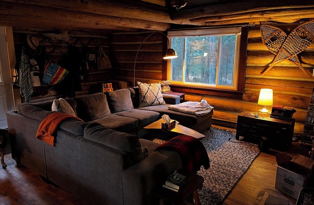 Log Cabin in the Woods