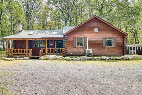 Long Pond Log Cabin with Hot Tub Soaks and Outdoor Fun
