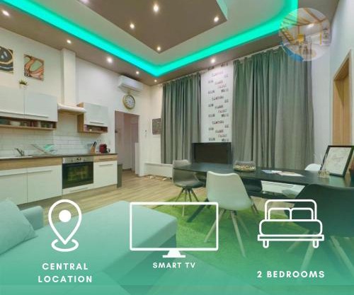 Lónyay City Stay w 2BDR, Close to Brunch and Cafés