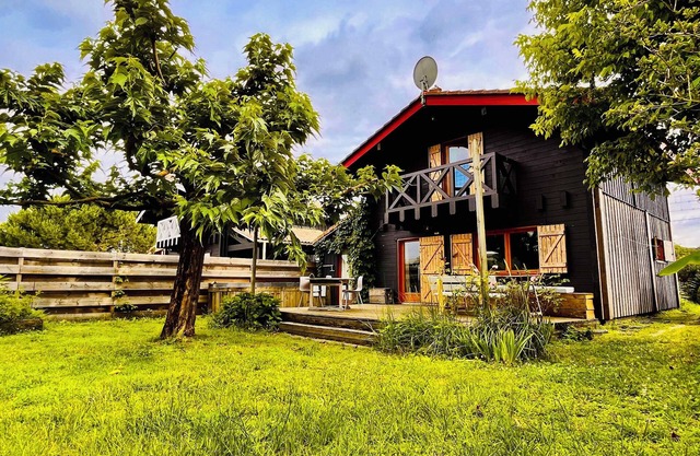 Loue Maison en Bois en 2ème Ligne sur le Bassin Darcachon - 4/5 Couchages