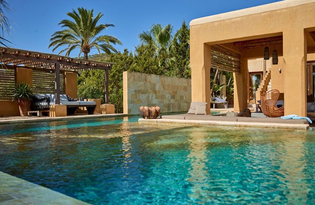 Lush villa with Es Vedra views