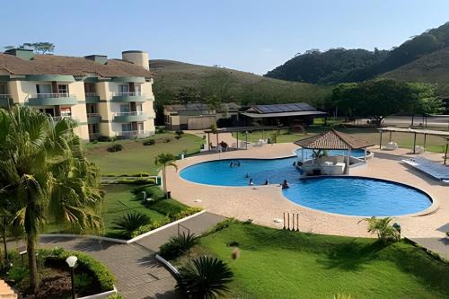 Luxuoso Flat no Aldeia das Águas Com Vista para Piscina