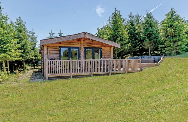 Luxurious and contemporary lodge with stunning countryside views.