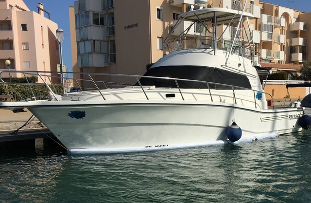 Luxurious boat near the beach