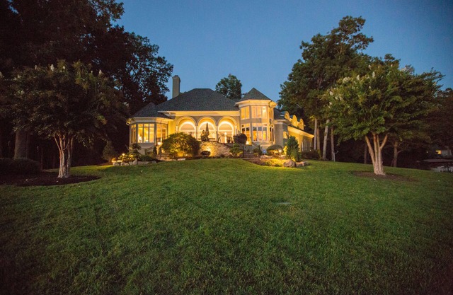 Luxurious one-of-a-kind lakefront estate with breathtaking views and sunsets.