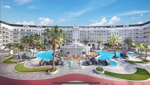 Luxury 1BR Lagoon View Arjan near Miracle Garden Vincitore Benessere by Green Sky Holiday Homes