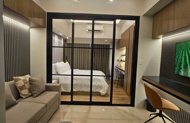 Luxury condo with gym,WiFi,NETFLIX at Park Mckinley West, Venice, SM Aura BGC