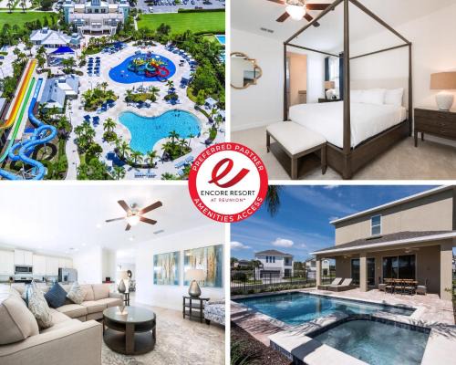 Luxury Home Near Disney With Private Pool, Waterpark & Resort Access At Encore Resorts Reunion - 211Mn