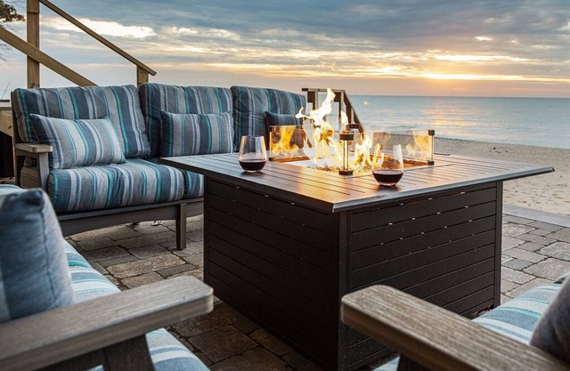 Luxury Lakeside Stunner w/Beach, Firepit, Games