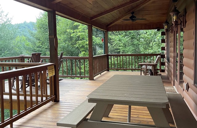 Luxury Log Cabin only minutes from Downtown Blue Ridge and Marina. Pet Friendly!