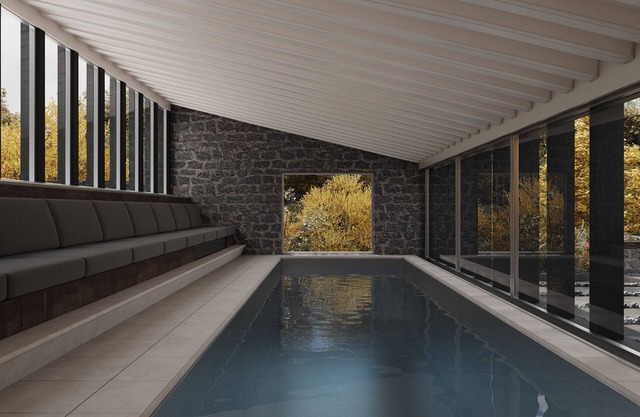 Luxury manor sleeping 30 guests, with indoor pool, hot tub and outdoor kitchen