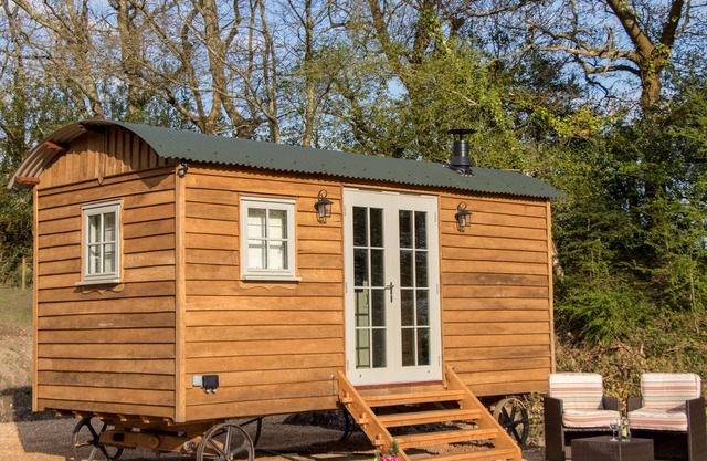 Luxury shepherd's hut