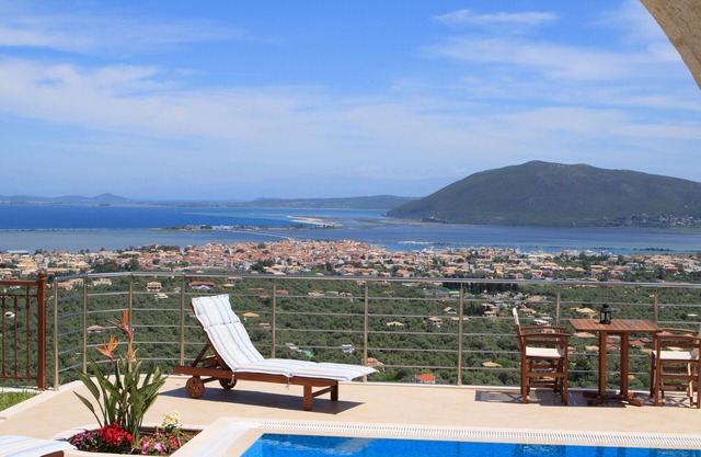 Luxury stone-made villa with exceptional view & pool