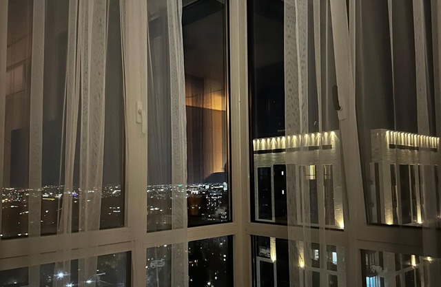 Luxury two-room apartment with breathtaking mountain and Mega Mall views