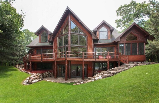 Luxury water home on Whitefish Chain of lakes