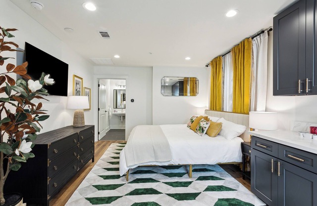 Magnolia Room at Faubourg Orleans, ADA Compliant King Bedroom with Kitchenette