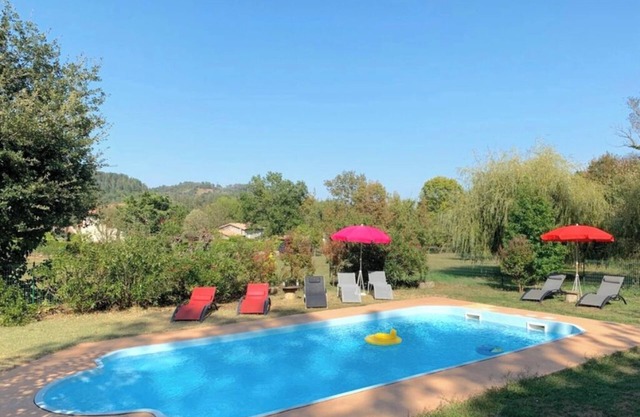 MAISON DES SOURCES JAUJAC 4* 7CH SWIMMING POOL PARC ARBORE