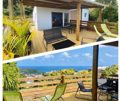 Maison vue mer La Réunion