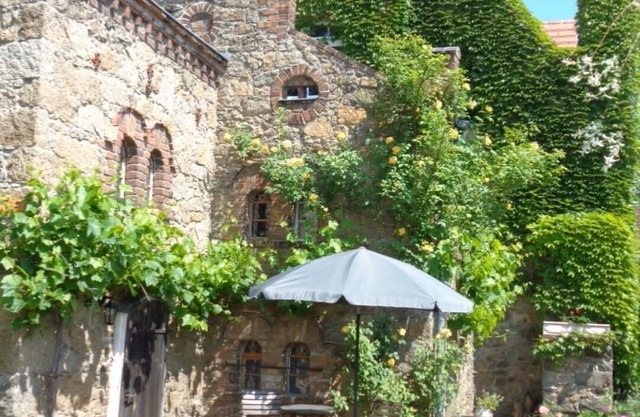 Manor at the moated castle