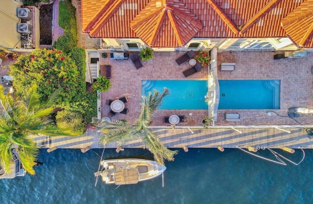 Massive waterfront home with pool!
