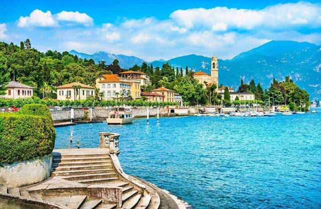 Mesmerizing Lake views from your air conditioned Tremezzo villa