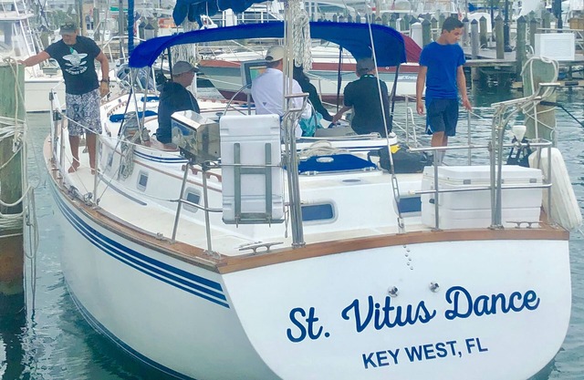 Miami Vice Sailboat Used For TV Series with 2 Hour Sandbar Motor Boat Trip