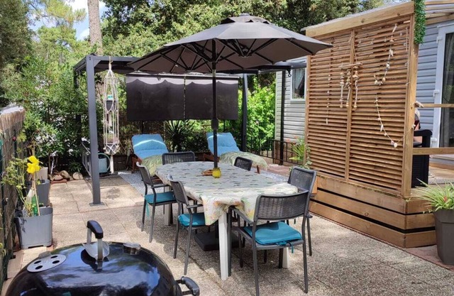 Mobile home 40m² outside the campsite 700m from the sea