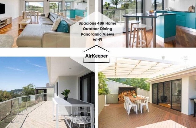 Modern Beach Home / Stunning View / Great Garden
