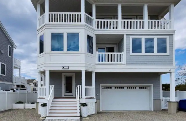 Modern Beach House with Ocean and Bay Views - 600 Feet from the Beach.