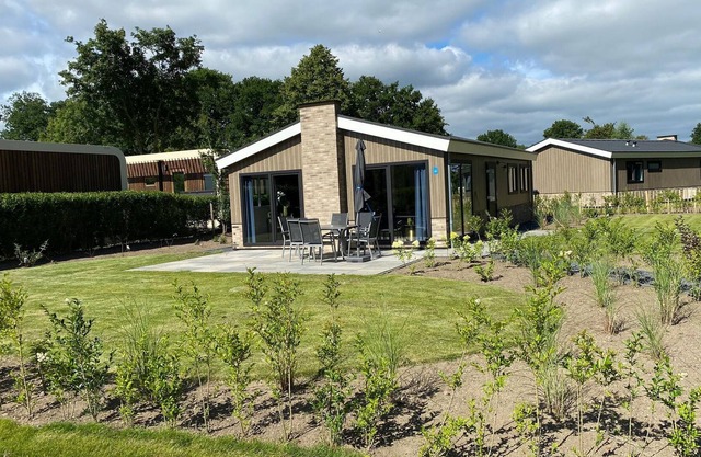 Modern chalet on a resort near the Veluwemeer