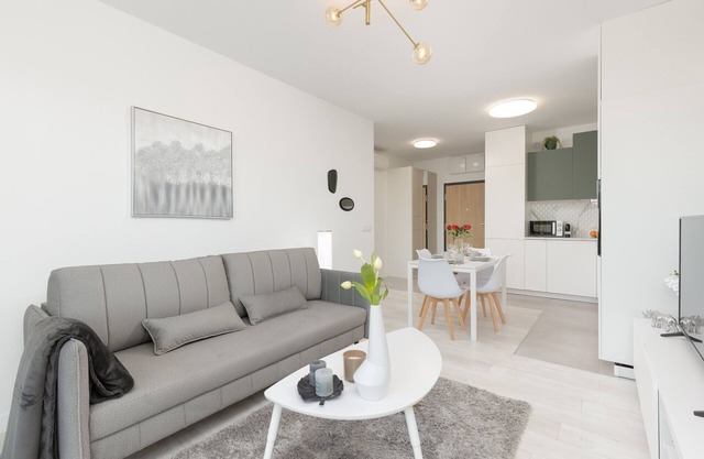 Modern Elegance Apartment with Parking & AC next to Manufaktura