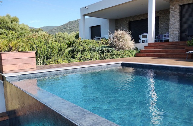 Modern house with pool Monacia d'Aullène South Corsica