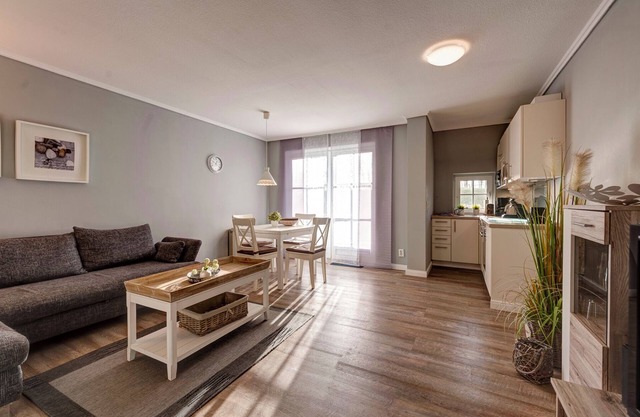 Modern two-room apartment close to the beach