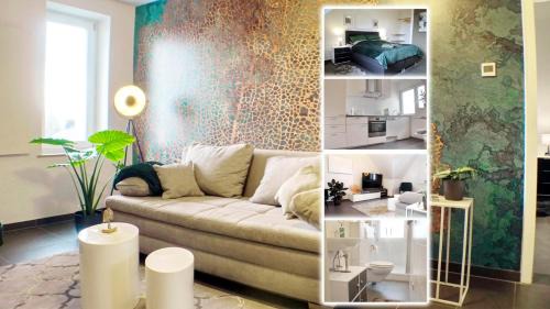 Modernes, zentrales Apartment in Troisdorf, Region Köln Bonn, 3 Etage, maximal für 4 Personen, Parkplatz & Netflix inklusive