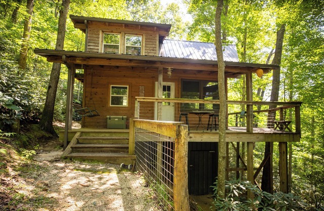 MossRock: A Wonderfully Secluded Off Grid Rustic Cabin
