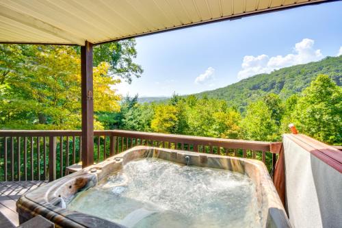 Mountain Cabin with Covered Decks and Fire Pit!