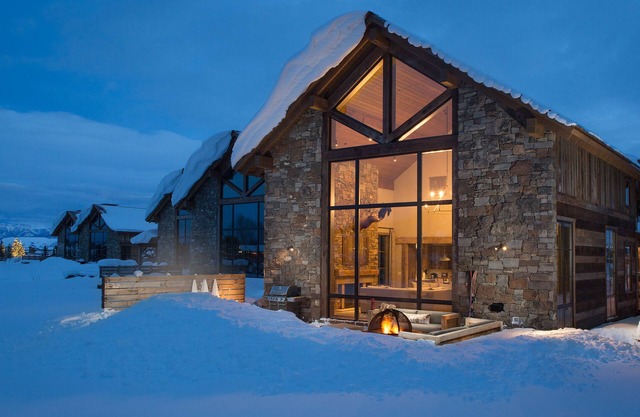 Mountain-modern lodge at the base of Jackson Hole