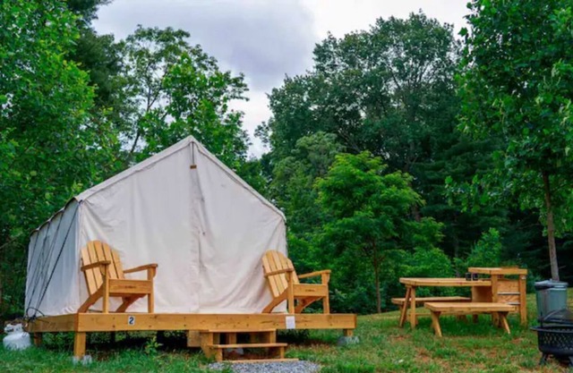 Mountain Top Tent at Smith Farms - Site 2