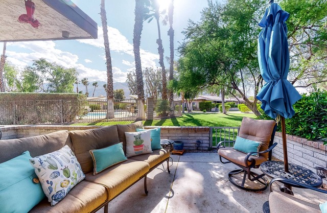 Mountain-view condo in lovely gated community with pools, and tennis