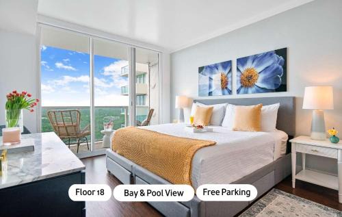 MVR Suite with Poolside Sips and Biscayne Backdrop