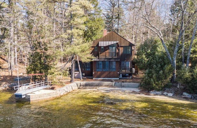 New for 2025! Sebago Lake Retreat with Sandy Beach & Stunning Sunset Views!